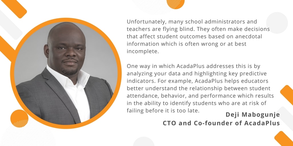 Deji Mabogunje CTO and Co-founder of AcadaPlus