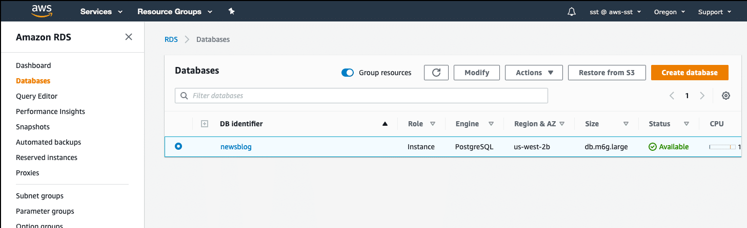 reducing AWS costs for Amazon RDS with Graviton2