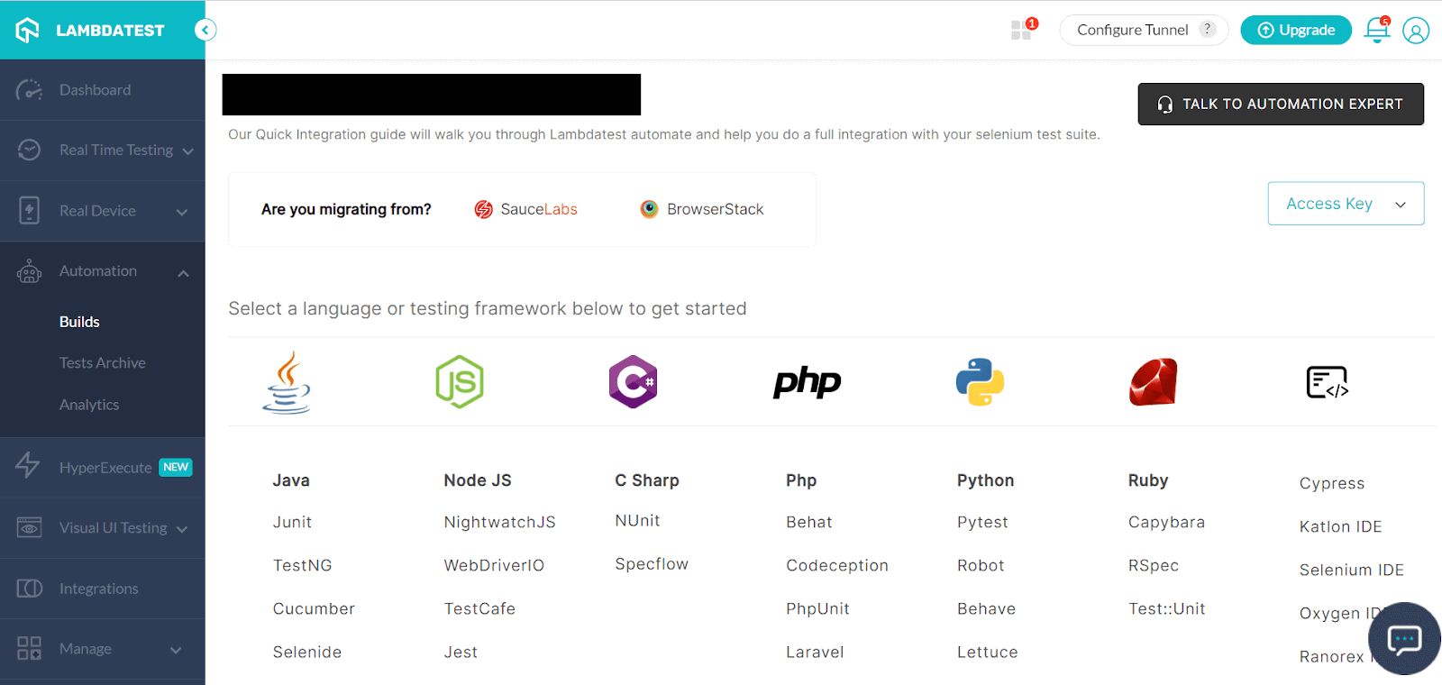 front end assessment