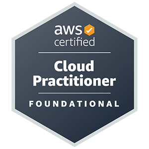AWS Certified Cloud Practitioner badge demonstrates that being a reputable AWS Managed Services Provider Romexsoft maintains a skilled staff.