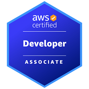 AWS Certified Developer - Associate badge proves that Romexsoft maintains a team of experienced and certified developers offering its Cloud App Development Services for SMBs and Startups.